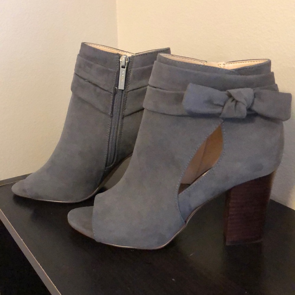 Nine West Peek A Boo Heeled Booties